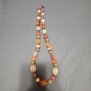 Beaded Necklace Multi Color